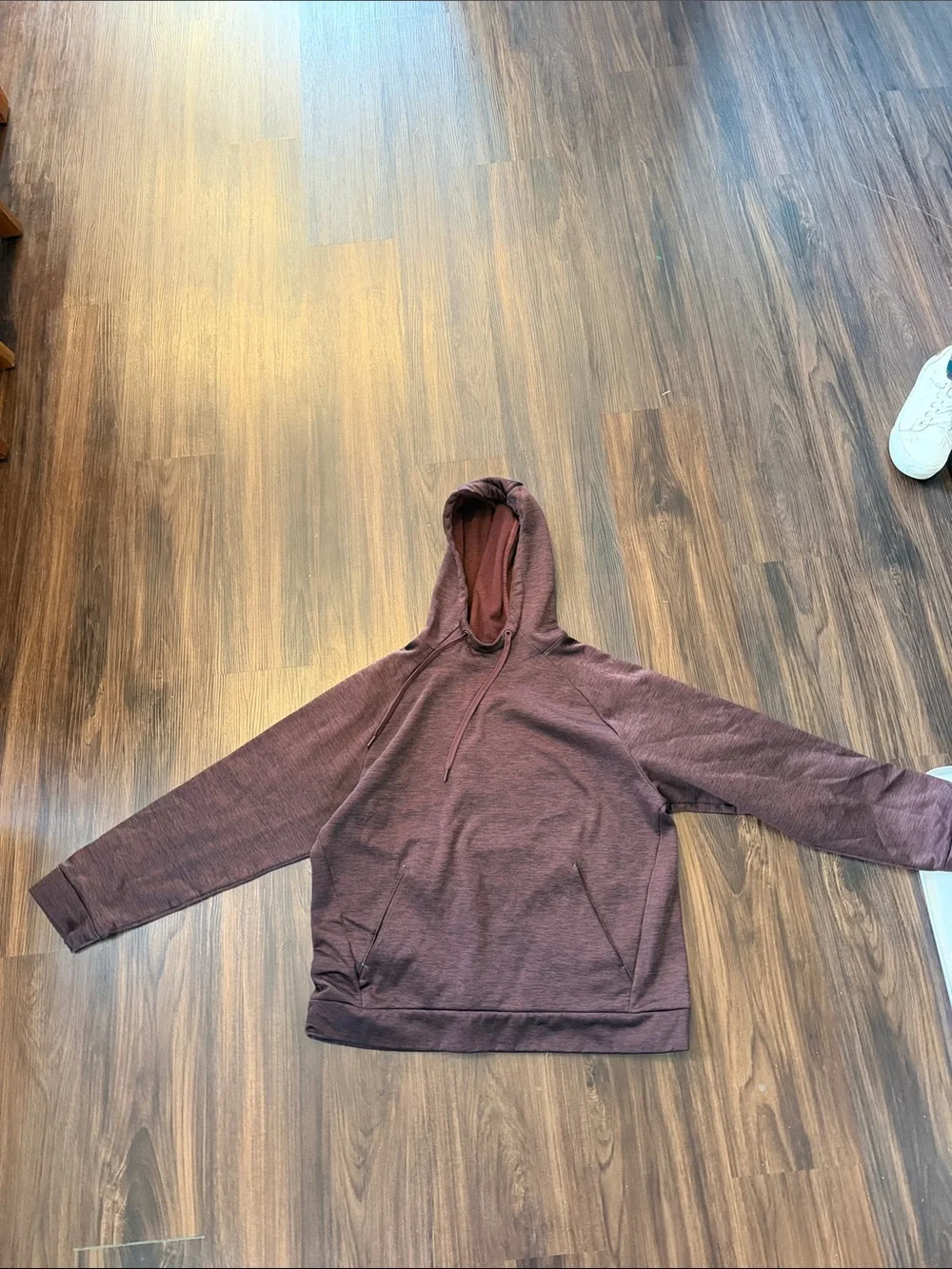 Men's Hooded Pullover Sweatshirt - Maroon